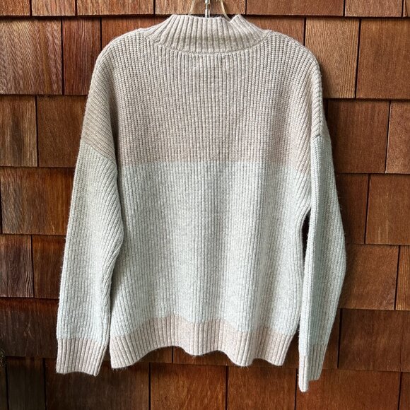 NWT Anthropologie Soft Mock Neck Bailey 44 Two Toned Sweater in Women's X-Large - Picture 8 of 10